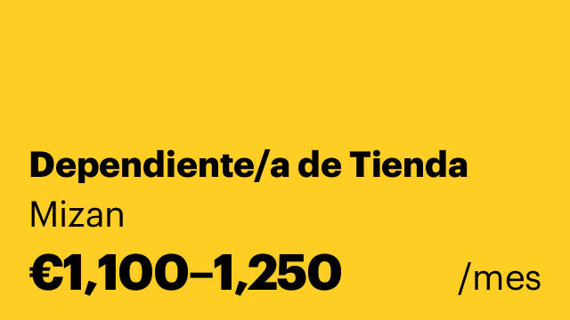 Dependiente/a de Tienda