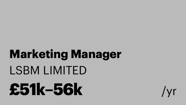Marketing Manager