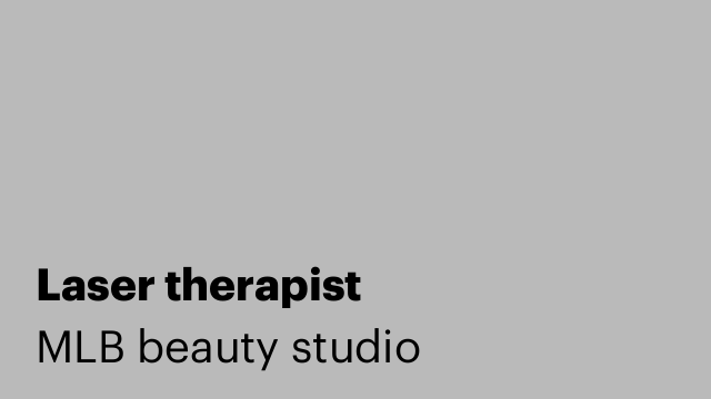 Laser therapist