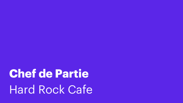 Chef de Partie