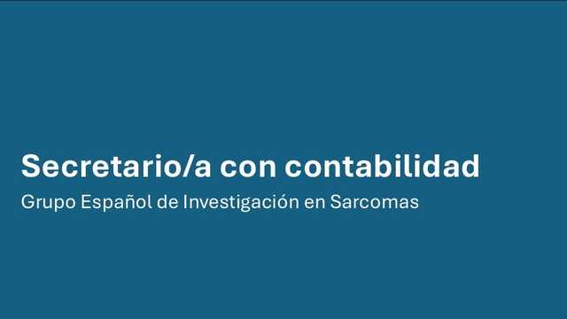 Secretaria con contabilidad