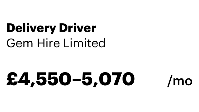 Delivery Driver