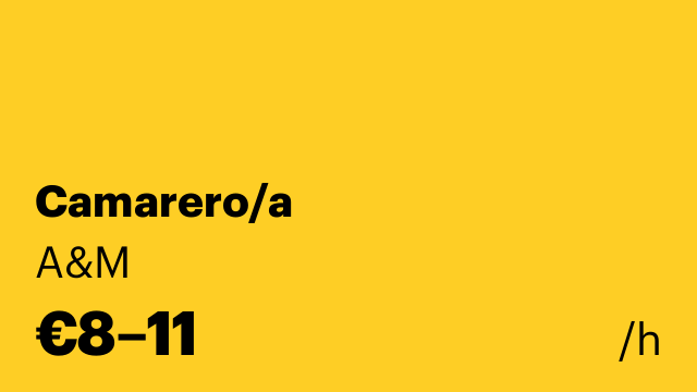 Camarero/a