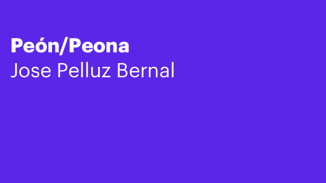 Peón/Peona