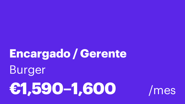 Encargado / Gerente