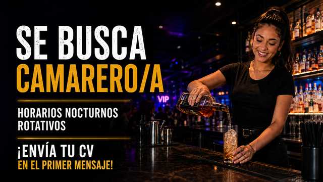 Camarero/a de Barra