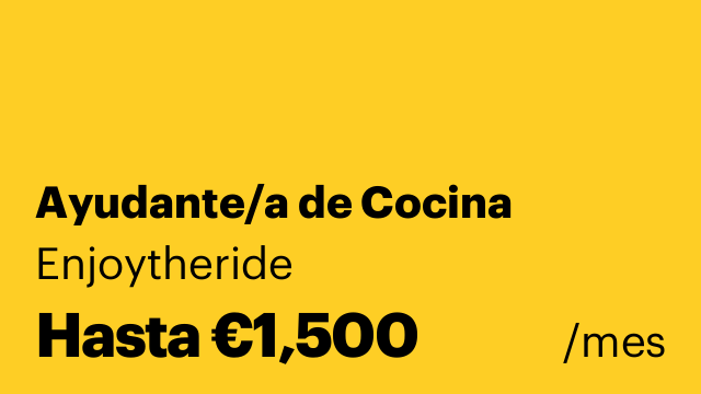 Ayudante/a de Cocina