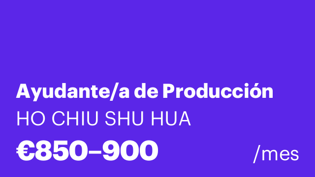 Ayudante/a de Producción
