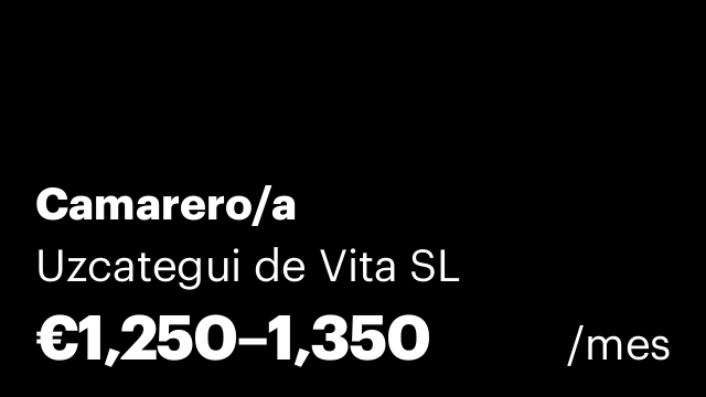 Camarero/a