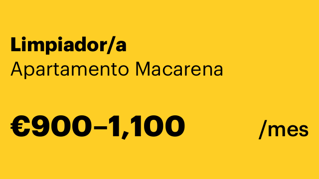 Limpiador/a