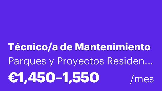 Técnico/a de Mantenimiento
