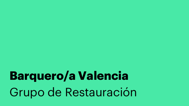 Barquero/a Valencia