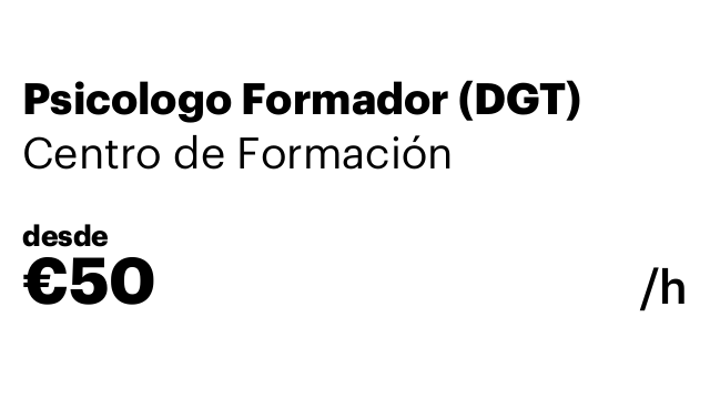 Psicologo Formador (DGT)