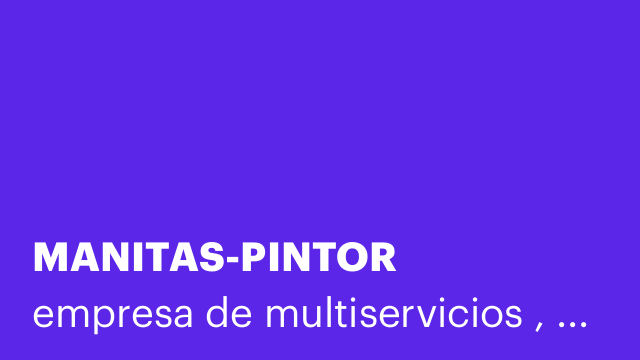 MANITAS-PINTOR