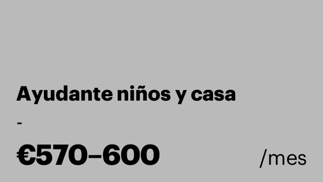 Ayudante niños y casa