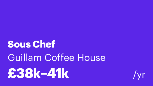 Sous Chef