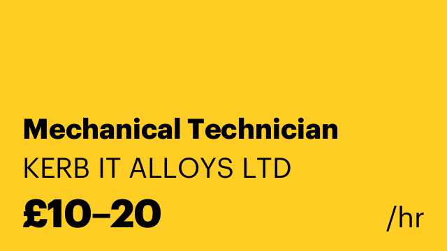 Mechanical Technician