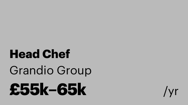 Head Chef