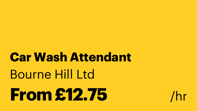 Car Wash Attendant