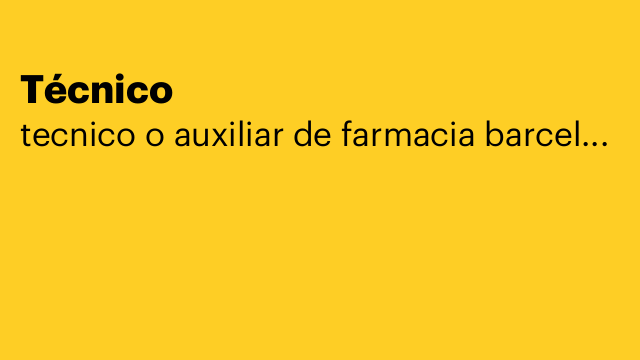 Técnico