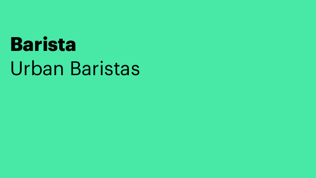 Barista