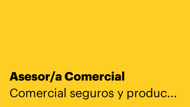 Asesor/a Comercial
