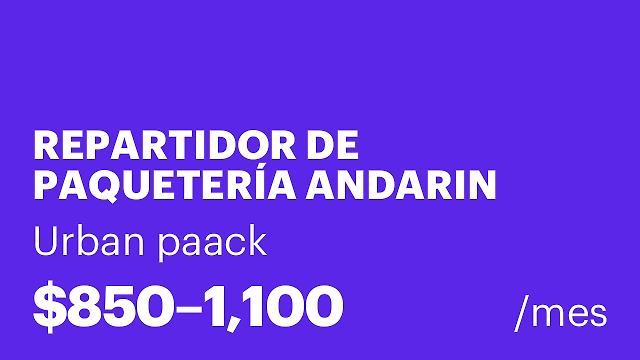 REPARTIDOR DE PAQUETERÍA ANDARIN
