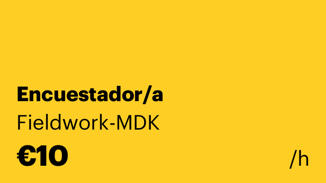 Encuestador/a