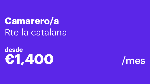 Camarero/a