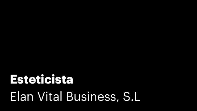 Esteticista