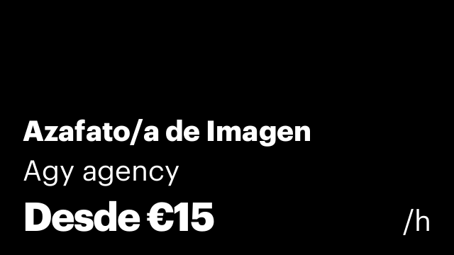 Azafato/a de Imagen