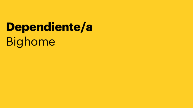 Dependiente/a