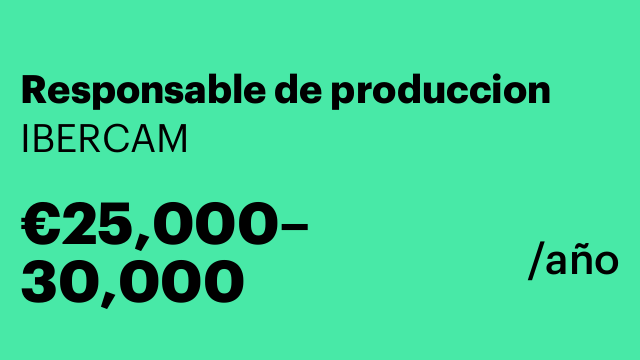 Responsable de produccion