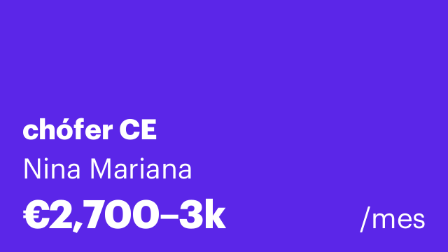 chófer CE