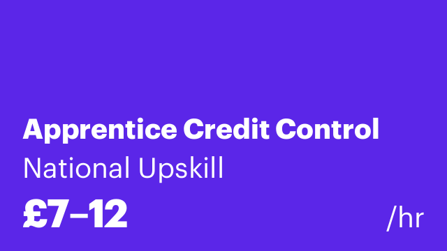 Apprentice Credit Control
