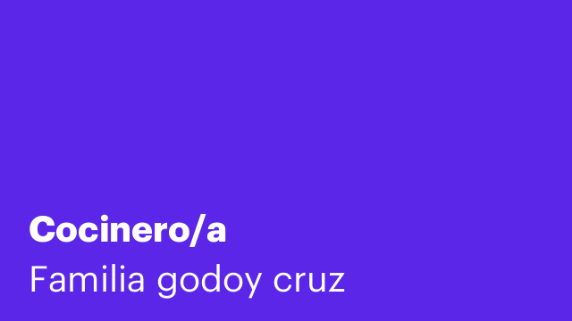 Cocinero/a