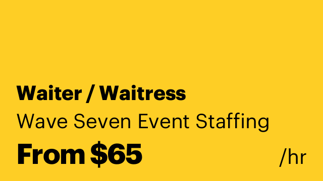 Waiter / Waitress