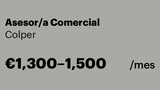 Asesor/a Comercial