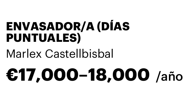 ENVASADOR/A (DÍAS PUNTUALES)