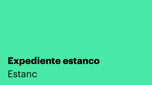 Expediente estanco