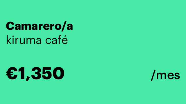 Camarero/a
