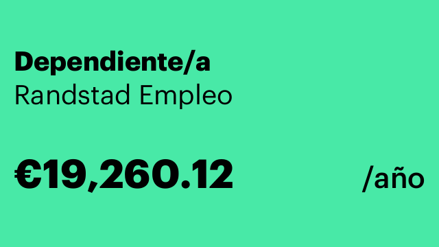 Dependiente/a