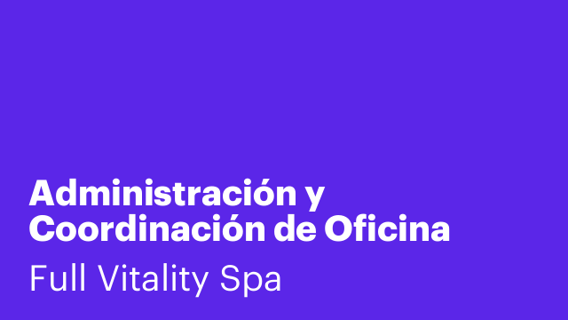 Administración y Coordinación de Oficina