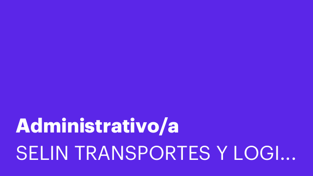 Administrativo/a