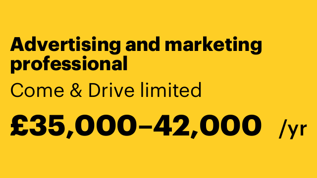 Advertising and marketing professional