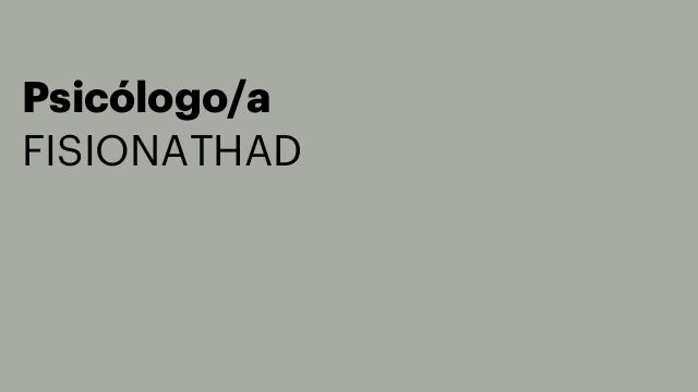 Psicólogo/a