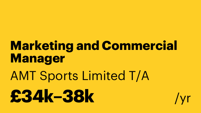 Marketing and Commercial Manager
