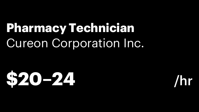 Pharmacy Technician
