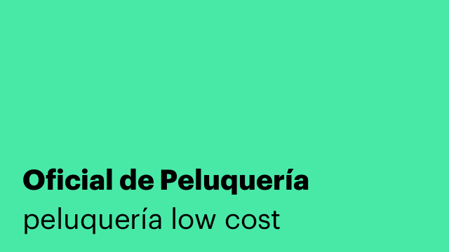 Oficial de Peluquería