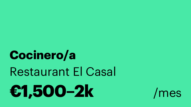 Cocinero/a